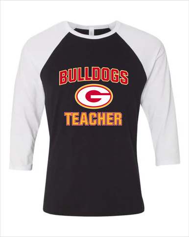 Goochland Bulldogs Teacher Men's Baseball T-Shirt
