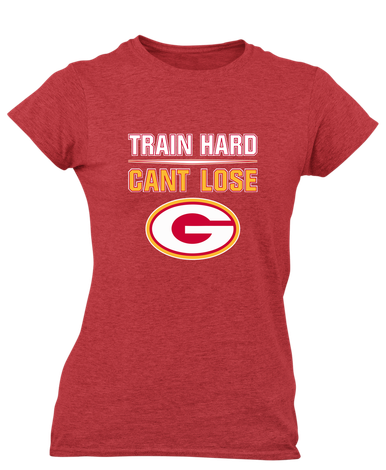 Goochland Bulldogs Train Hard, Can't Lose Women's SS T-Shirt