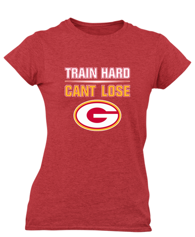 Goochland Bulldogs Train Hard, Can't Lose Women's Premium SS T-Shirt