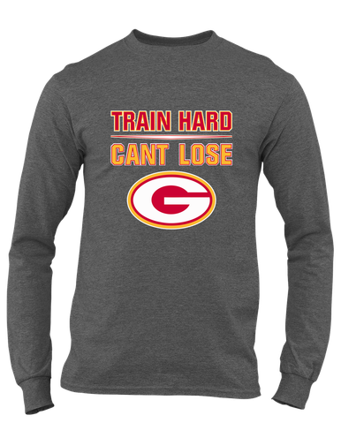 Goochland Bulldogs Train Hard, Can't Lose Men's LS T-Shirt