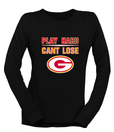 Goochland Bulldogs Play Hard, Can't Lose Women's LS T-Shirt