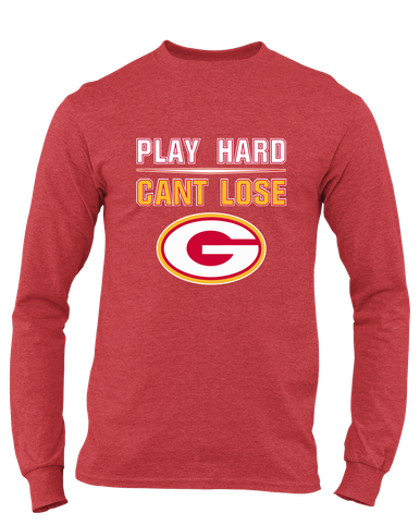 Goochland Bulldogs Play Hard, Can't Lose Men's Premium LS T-Shirt