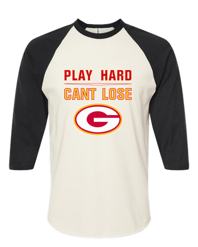 Goochland Bulldogs Play Hard, Can't Lose Women's Baseball T-Shirt