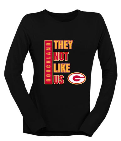 Goochland Bulldogs They Not Like Us #1 Women's Premium LS T-Shirt