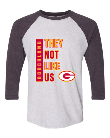 Goochland Bulldogs They Not Like Us #1 Men's Baseball T-Shirt
