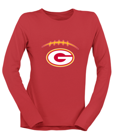 Goochland Bulldogs Football #2 Women's LS T-Shirt
