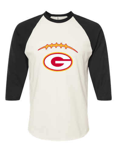 Goochland Bulldogs Football #2 Women's Baseball T-Shirt