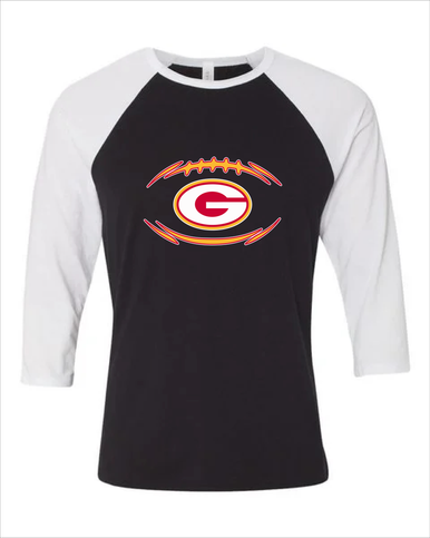 Goochland Bulldogs Football #3 Men's Baseball T-Shirt