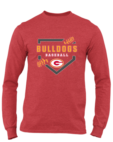 Goochland Bulldogs Baseball #2 Men's LS T-Shirt