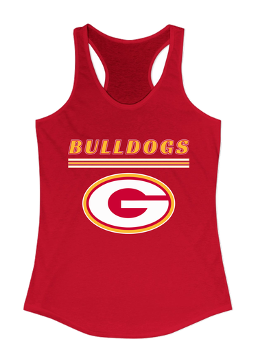 Goochland Bulldogs Mascot #8 Women's Tank Top