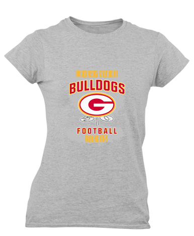 Goochland Bulldogs Football #6 Women's Premium SS T-Shirt