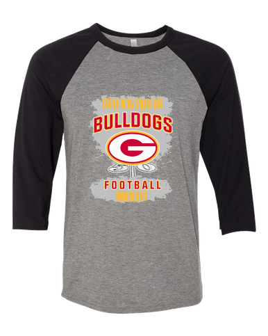 Goochland Bulldogs Football #6 Women's Baseball T-Shirt