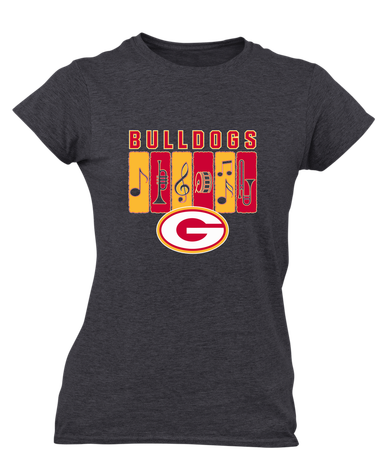 Goochland Bulldogs Band # 2 Women's SS T-Shirt