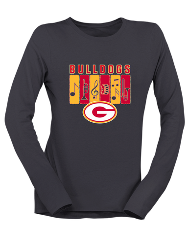 Goochland Bulldogs Band # 2 Women's LS T-Shirt