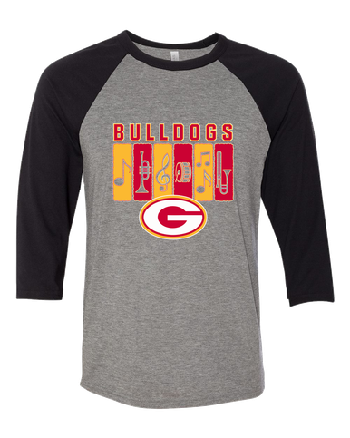 Goochland Bulldogs Band # 2 Women's Baseball T-Shirt