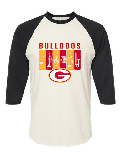 Goochland Bulldogs Band # 2 Men's Baseball T-Shirt