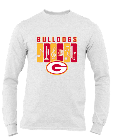Goochland Bulldogs Band # 2 Men's Premium LS T-Shirt
