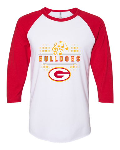 Goochland Bulldogs Band # 3 Men's Baseball T-Shirt