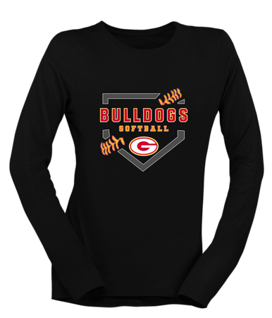 Goochland Bulldogs Softball #2 Women's Premium LS T-Shirt