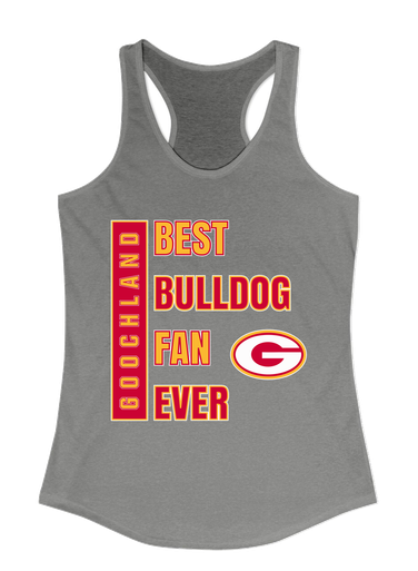 Goochland Bulldogs Best Bulldog Fan Women's Tank Top