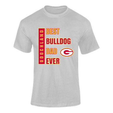 Goochland Bulldogs Best Bulldog Dad Men's SS T-Shirt