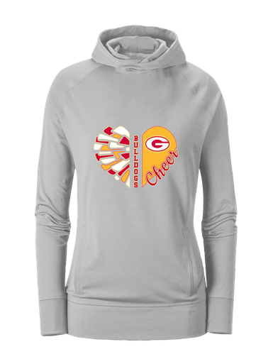 Goochland Bulldogs Heart Cheer Women's Hoodie