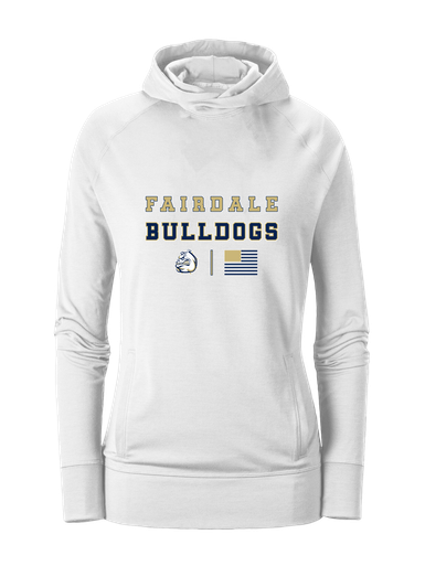 Fairdale Bulldogs Spirit Flag Women's Hoodie
