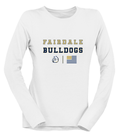 Fairdale Bulldogs Spirit Flag Women's Premium LS T-Shirt