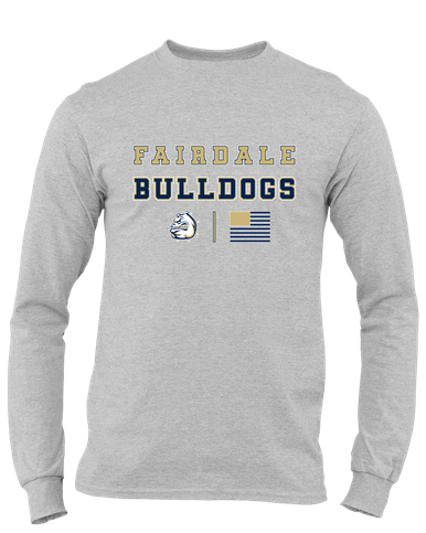 Fairdale Bulldogs Spirit Flag Men's LS T-Shirt