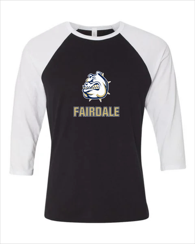 Fairdale Bulldogs Mascot #2 Women's Baseball T-Shirt