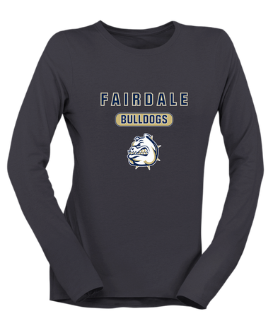 Fairdale Bulldogs Mascot #3 Women's Premium LS T-Shirt