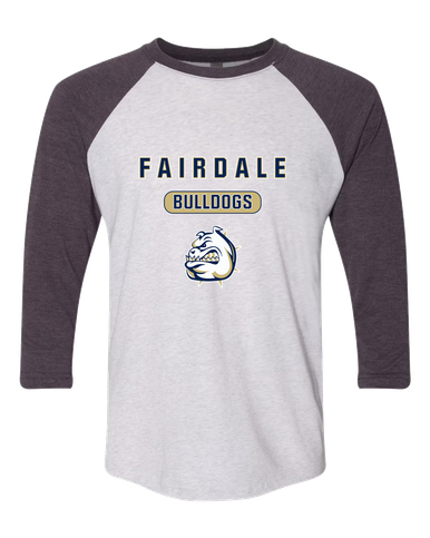 Fairdale Bulldogs Mascot #3 Women's Baseball T-Shirt