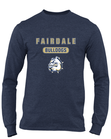 Fairdale Bulldogs Mascot #3 Men's LS T-Shirt