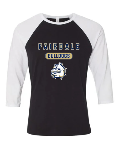 Fairdale Bulldogs Mascot #3 Men's Baseball T-Shirt