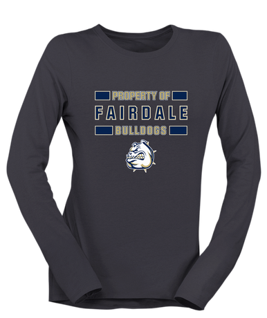 Fairdale Bulldogs Property Of Women's LS T-Shirt