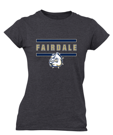 Fairdale Bulldogs Mascot #4 Women's Premium SS T-Shirt