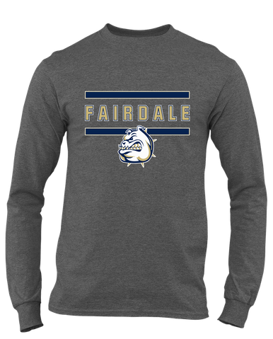 Fairdale Bulldogs Mascot #4 Men's LS T-Shirt