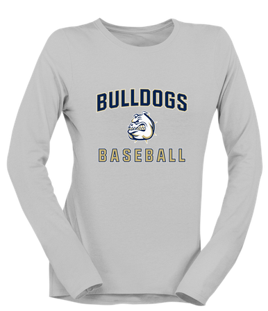 Fairdale Bulldogs Baseball #1 Women's LS T-Shirt