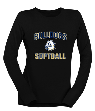 Fairdale Bulldogs Softball #1 Women's LS T-Shirt