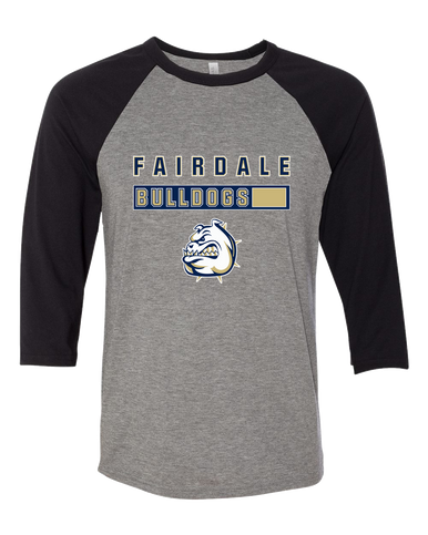 Fairdale Bulldogs Mascot #7 Women's Baseball T-Shirt