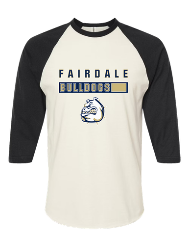 Fairdale Bulldogs Mascot #7 Men's Baseball T-Shirt