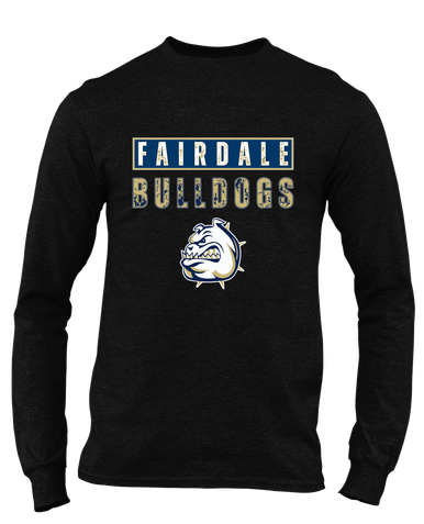 Fairdale Bulldogs Mascot #9 Men's LS T-Shirt