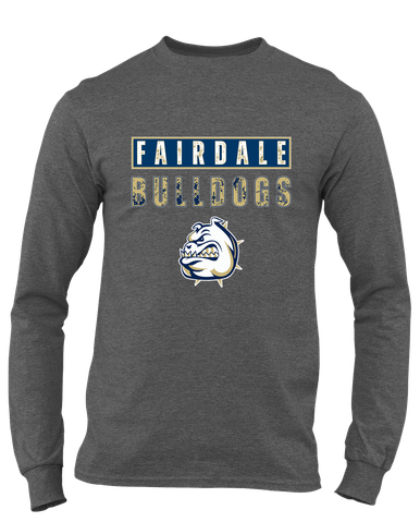 Fairdale Bulldogs Mascot #9 Men's Premium LS T-Shirt