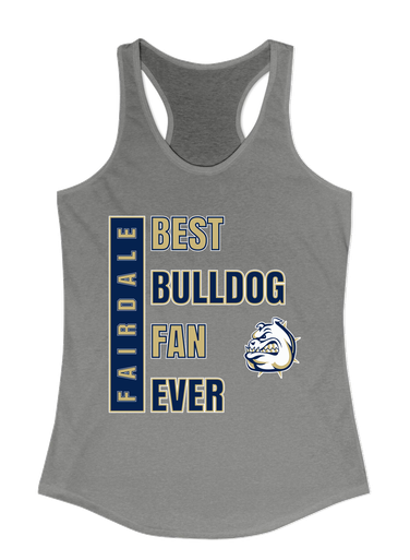 Fairdale Bulldogs Best Bulldog Fan Women's Tank Top