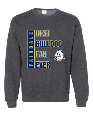Fairdale Bulldogs Best Bulldog Fan Men's Sweatshirt
