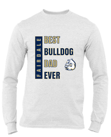 Fairdale Bulldogs Best Bulldog Dad Men's Premium LS T-Shirt