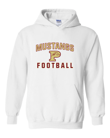 Ponderosa Mustangs Football #1 Men's Hoodie