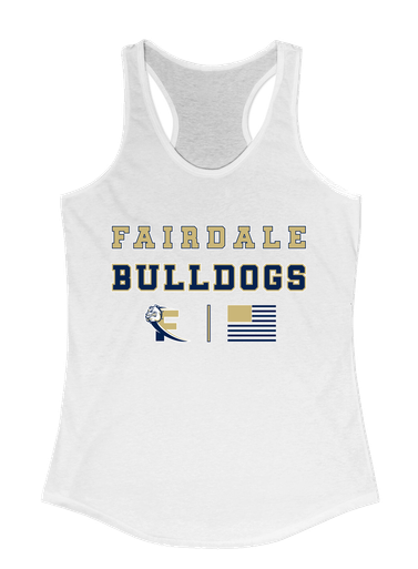 Fairdale Bulldogs Block F Spirit Flag Women's Tank Top