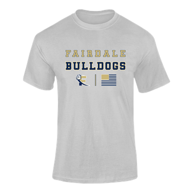 Fairdale Bulldogs Block F Spirit Flag Men's Premium SS T-Shirt