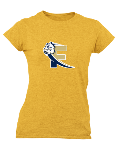 Fairdale Bulldogs Block F Mascot #1 Women's Premium SS T-Shirt